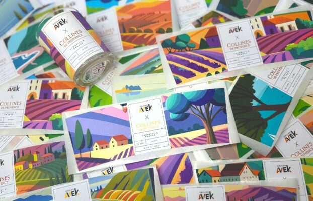 Une étiquette, 300 paysages